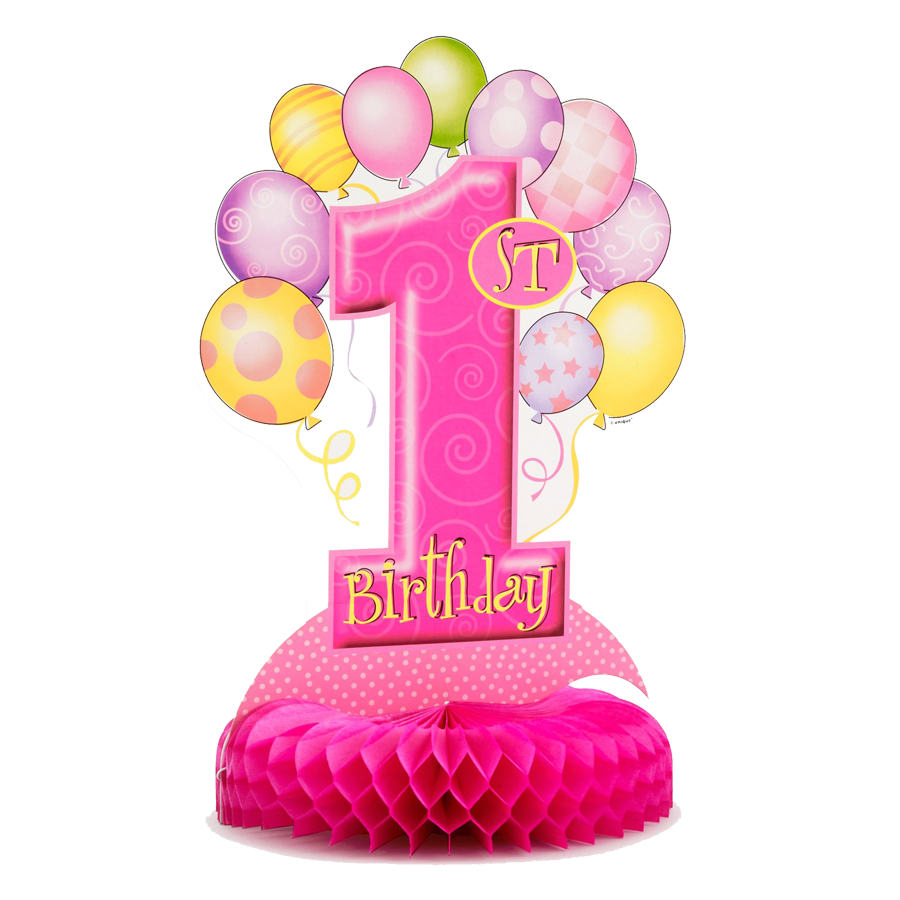 1st Birthday PNG Image Background