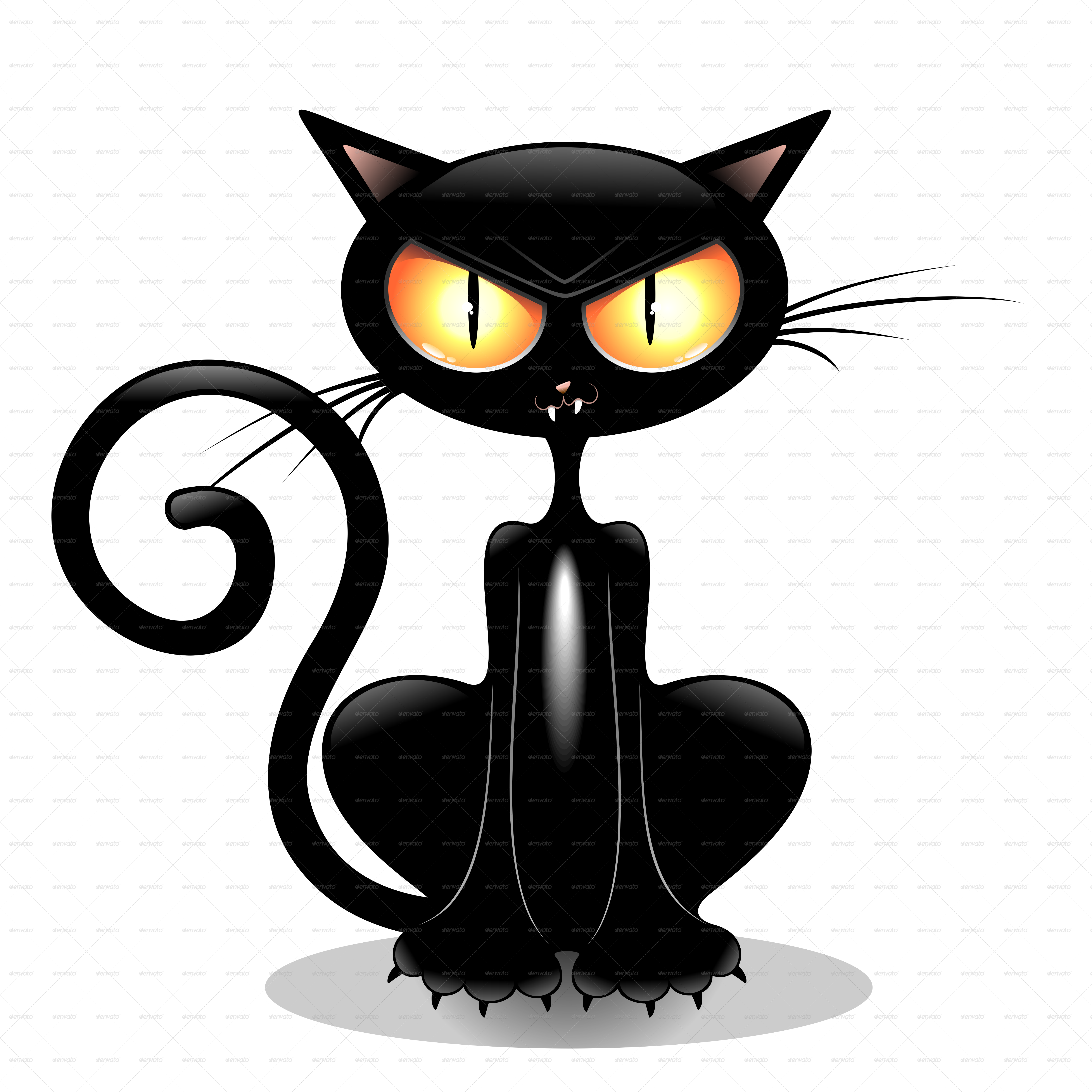 Angry Cat PNG Transparentes Bild