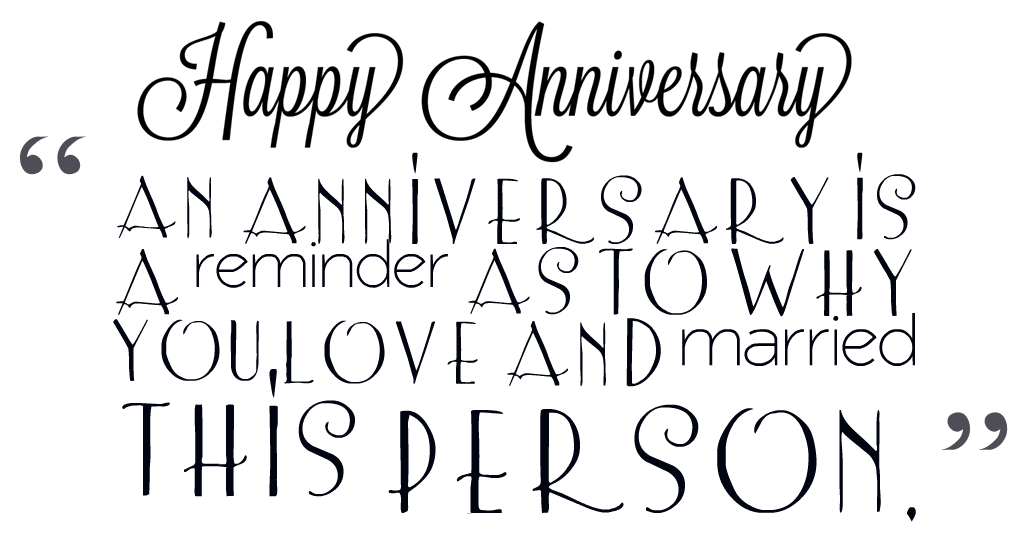 Anniversary Quotes PNG Transparent Image