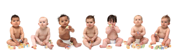 Imagen Transparente de bebés