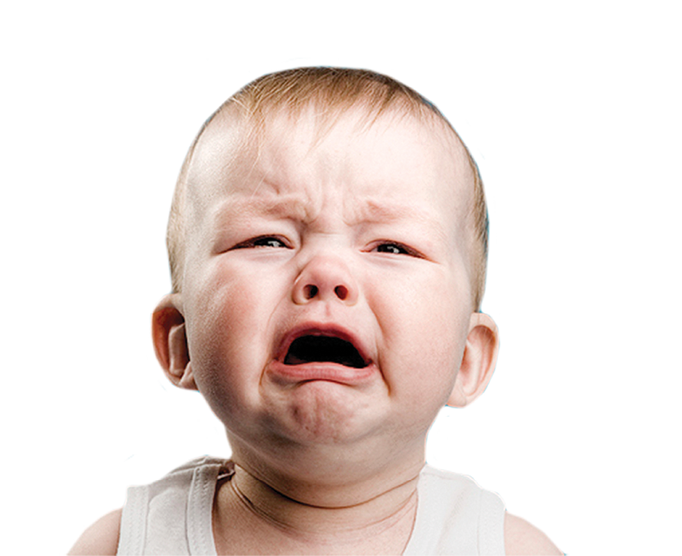 Bebê chorando PNG baixar imagem