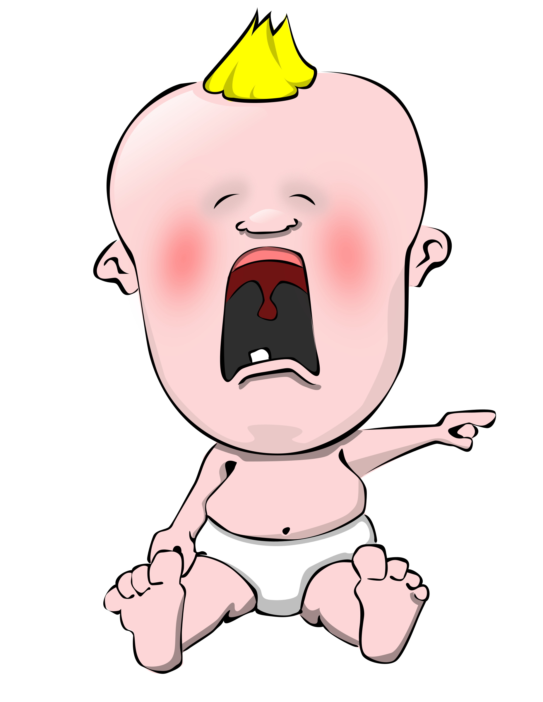 Bayi menangis latar belakang Transparan PNG