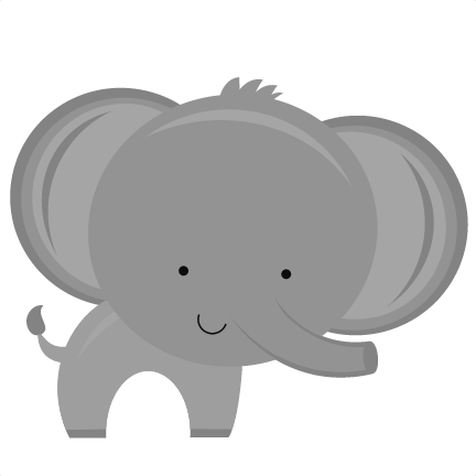 Imagen de fondo PNG del elefante bebé