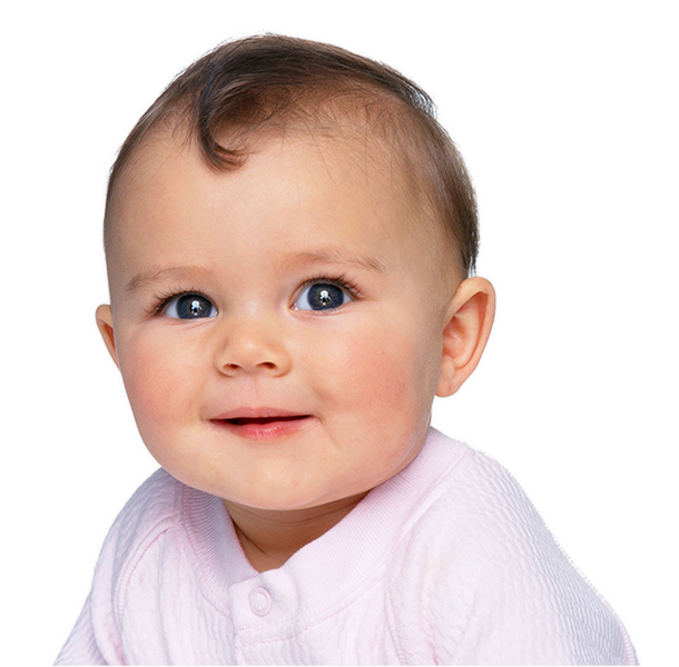 Imagen PNG de la cara del bebé