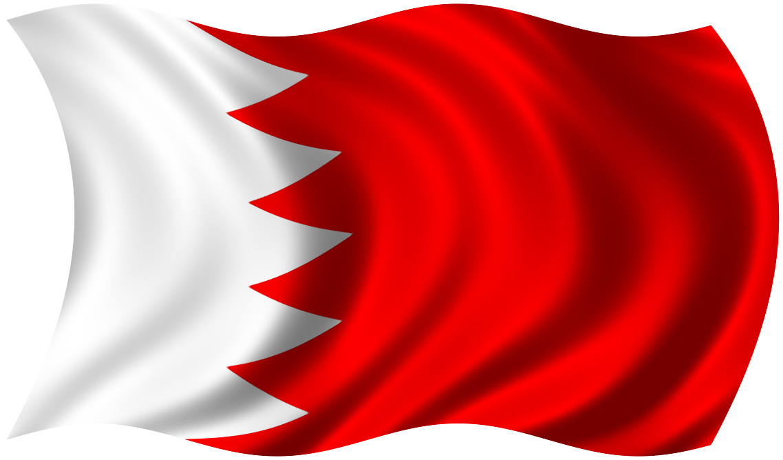 البحرين العلم PNG صورة خلفية