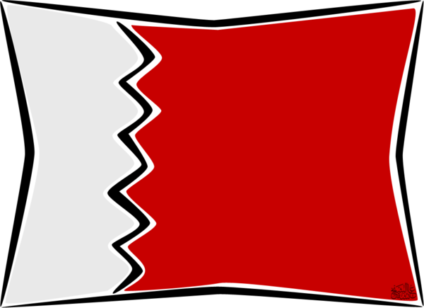 Bahrain Flag PNG Photo