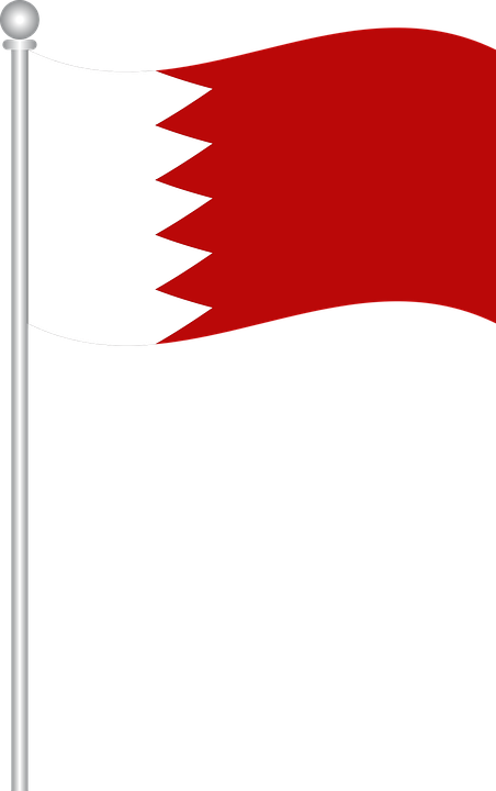 البحرين العلم PNG الموافقة المسبقة عن علم