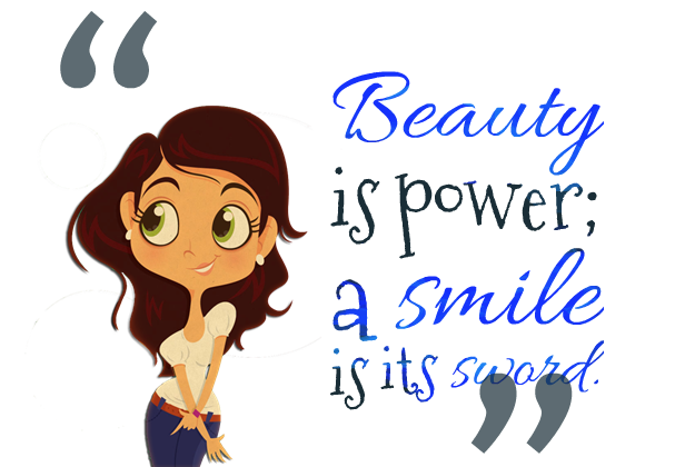 Beauty Quotes PNG Image Background