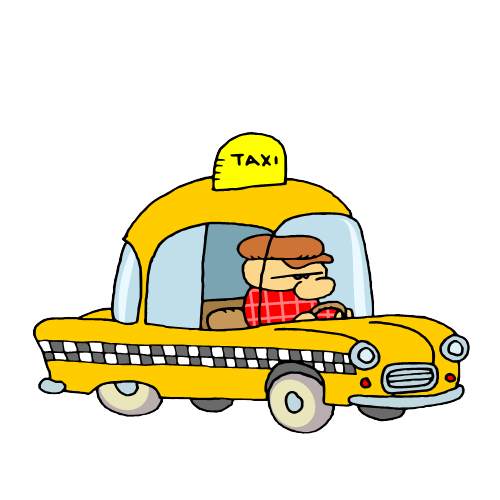 Cabs driver PNG image