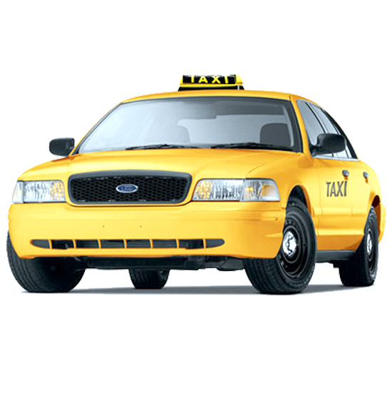 투명 한 배경이있는 택시 PNG 이미지