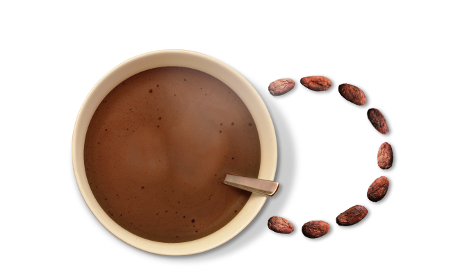 Sfondo di immagine a PNG drink cacao