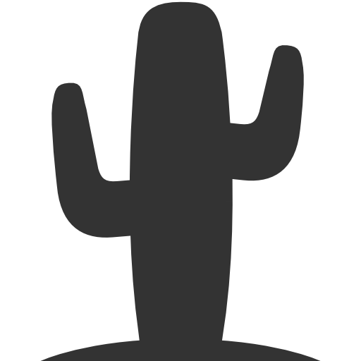 Símbolo de cactus imágenes Transparentes