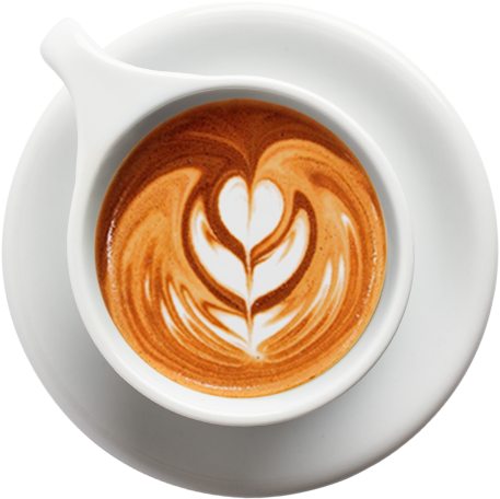 Cafe Latte Gratis PNG-Afbeelding