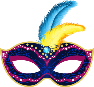 Carnaval Mask PNG-Afbeelding