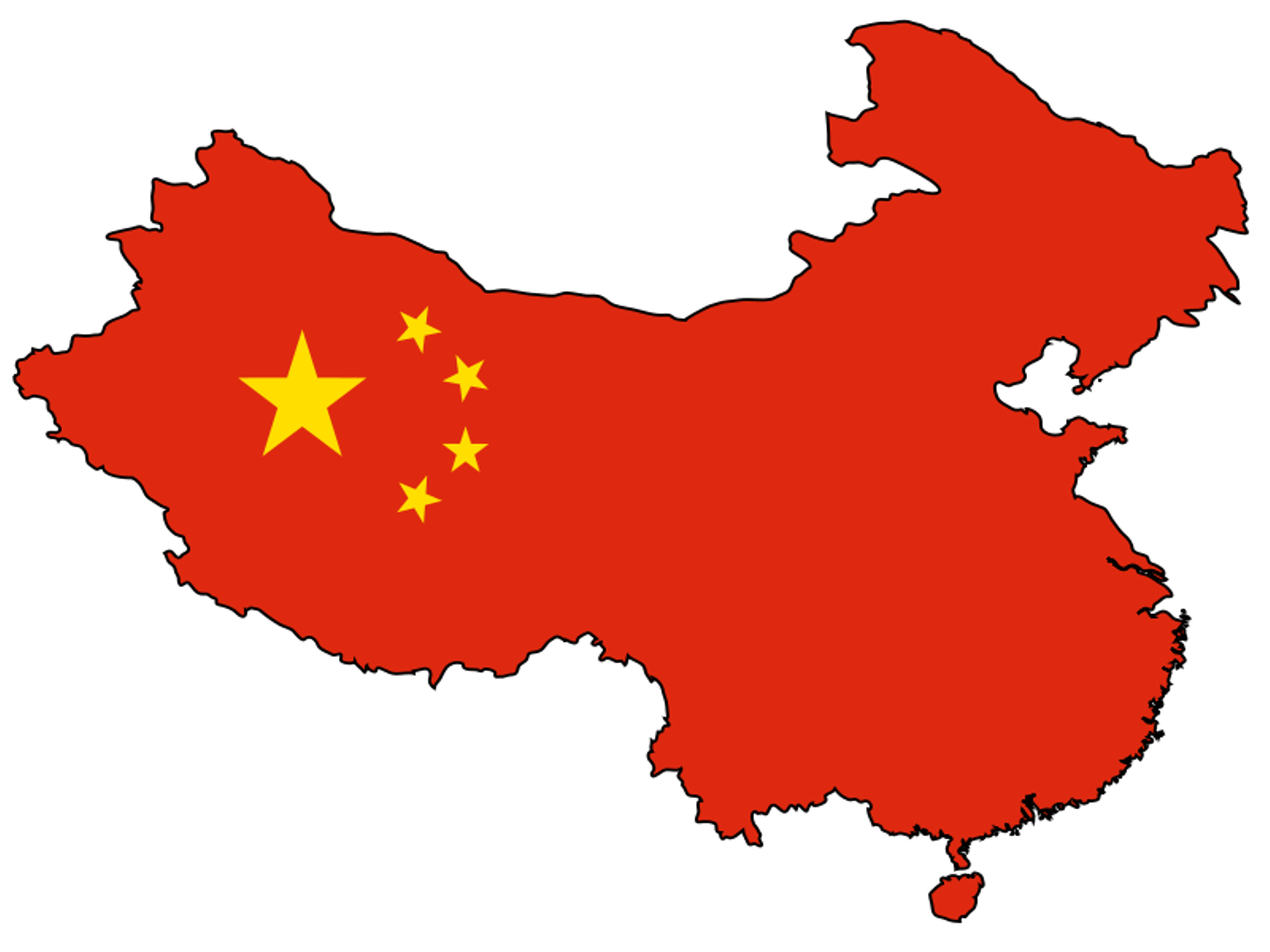 China Flag PNG Image Background