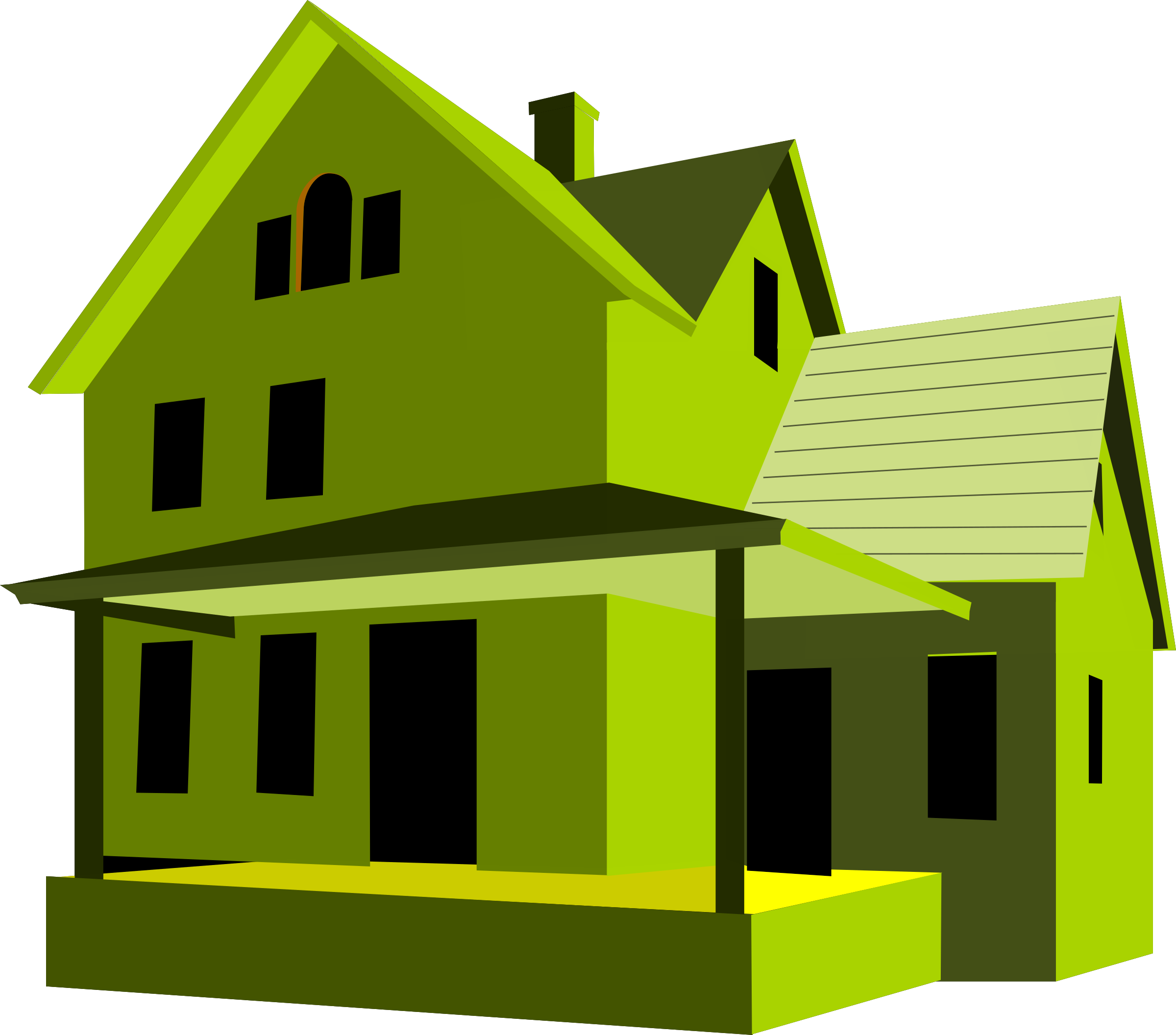 Colorful House PNG Transparent Image
