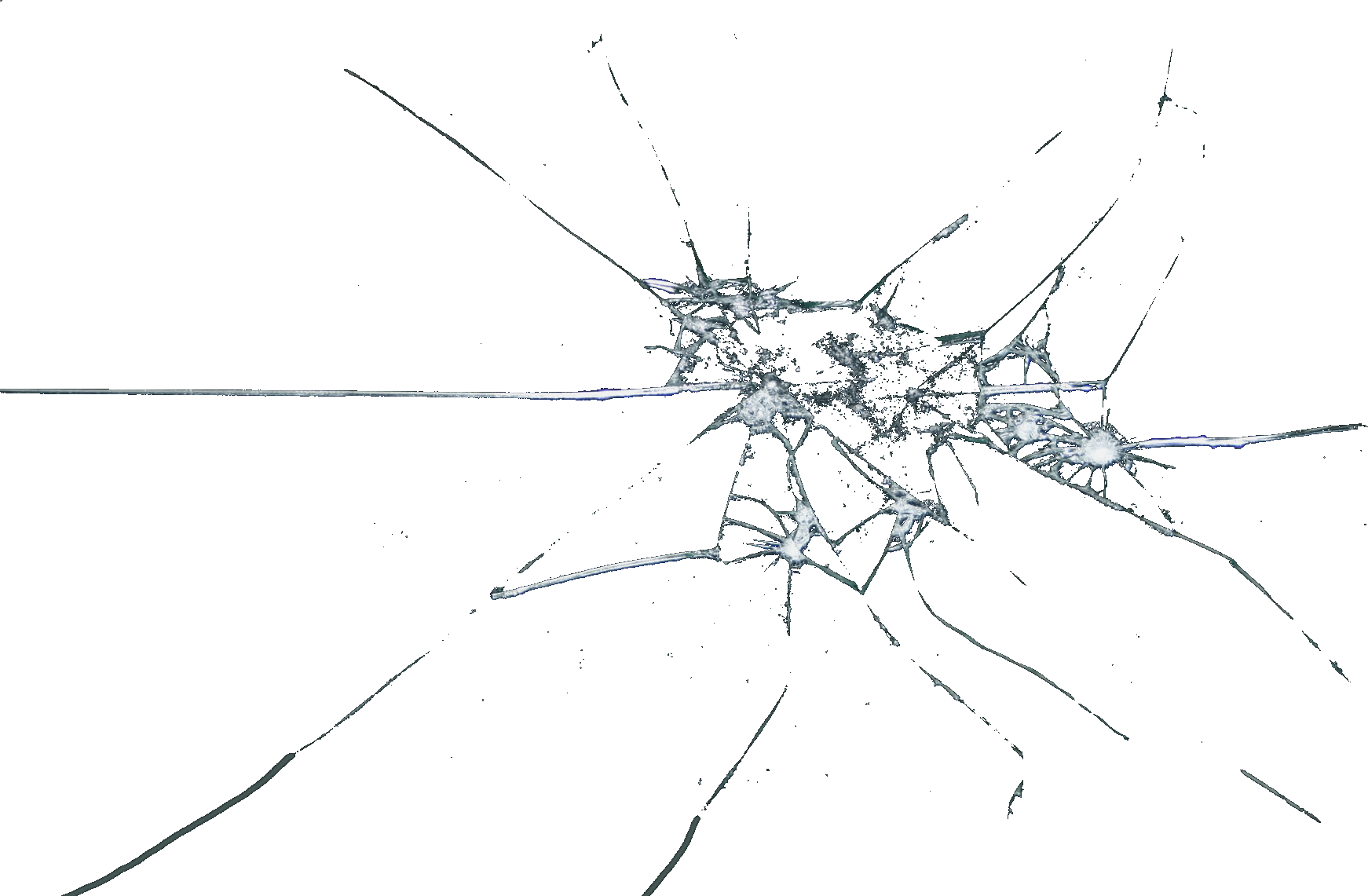Damage Glass PNG High-Quality Image