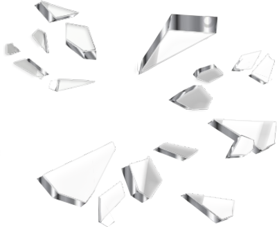 Damage Glass PNG Picture