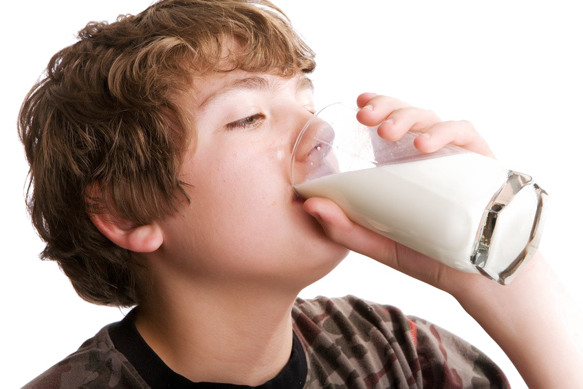 Drinking Susu PNG Pic