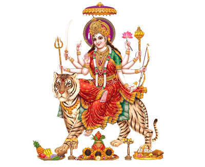 Durga Transparante Afbeeldings