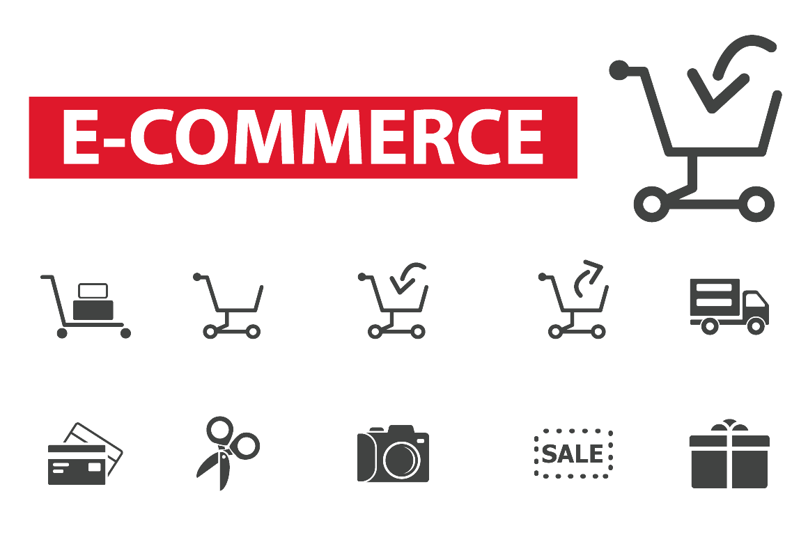 Konsep E-Commerce PNG Gambar