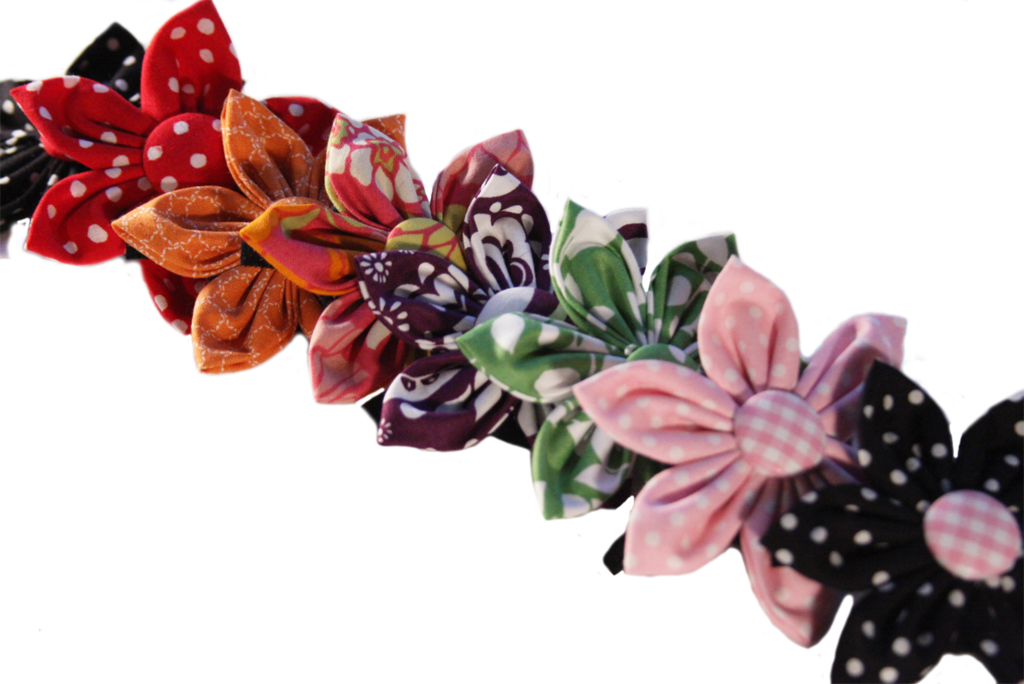 Fabric Flower PNG High-Quality Image