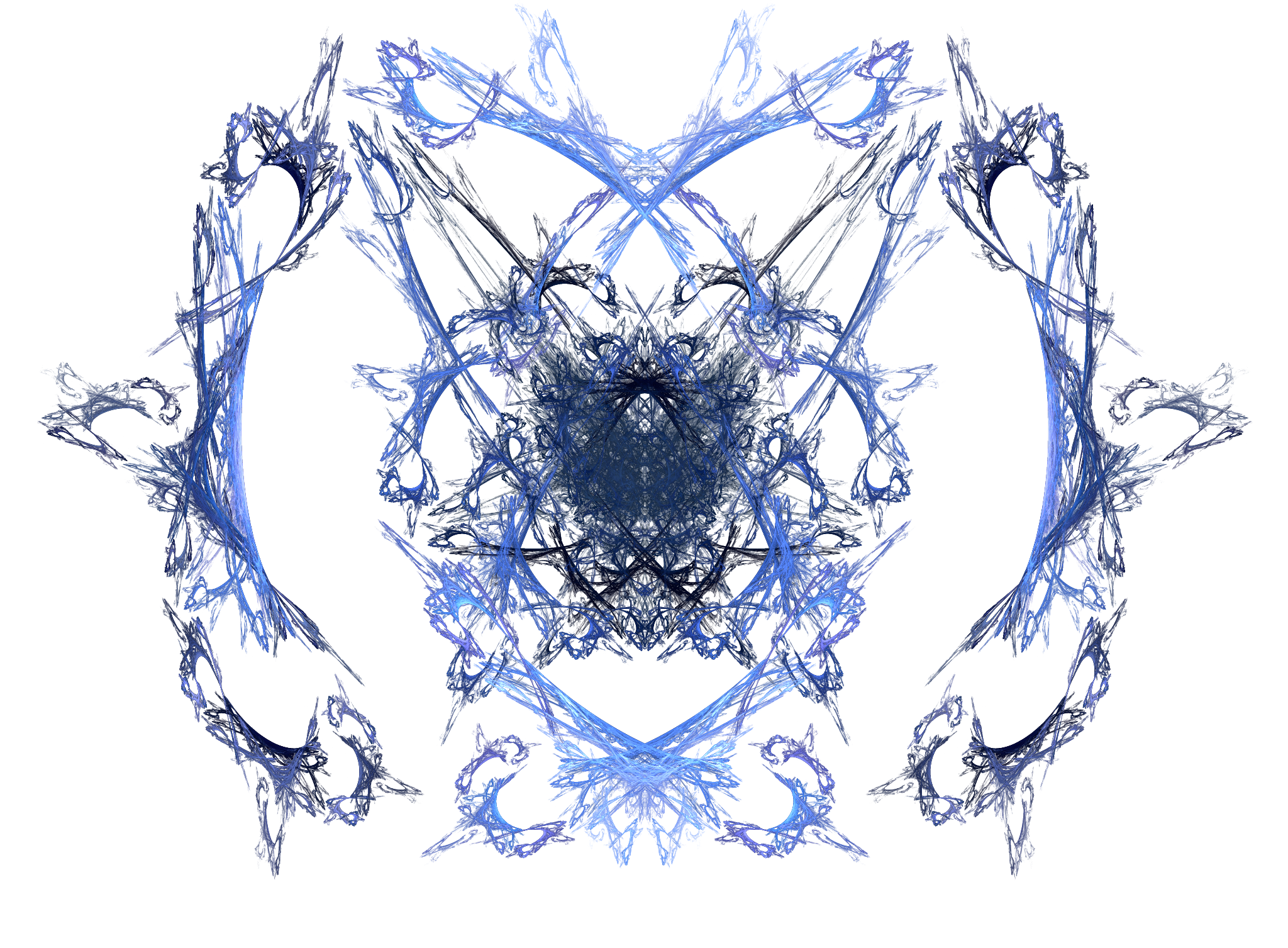 Image abstraite fractale PNG