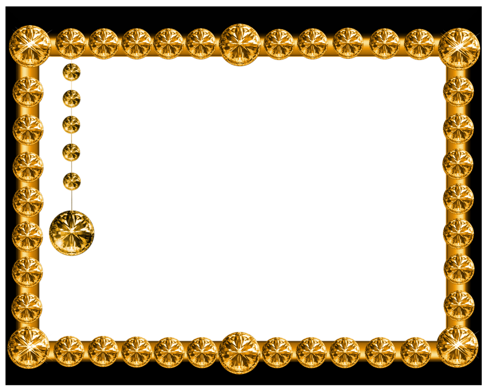 Gouden frame Gratis PNG-Afbeelding