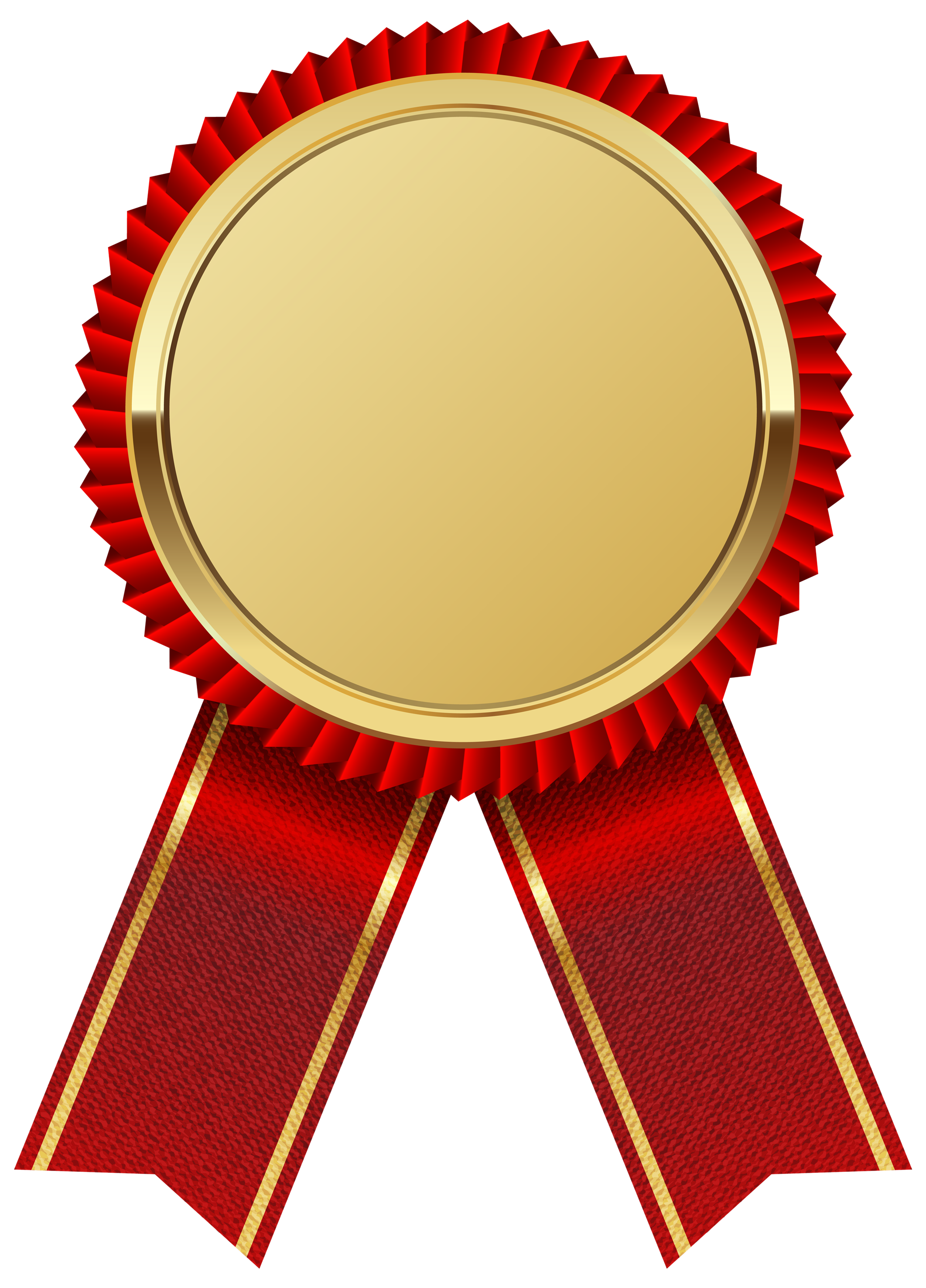 Gold Ribbon PNG Image Background