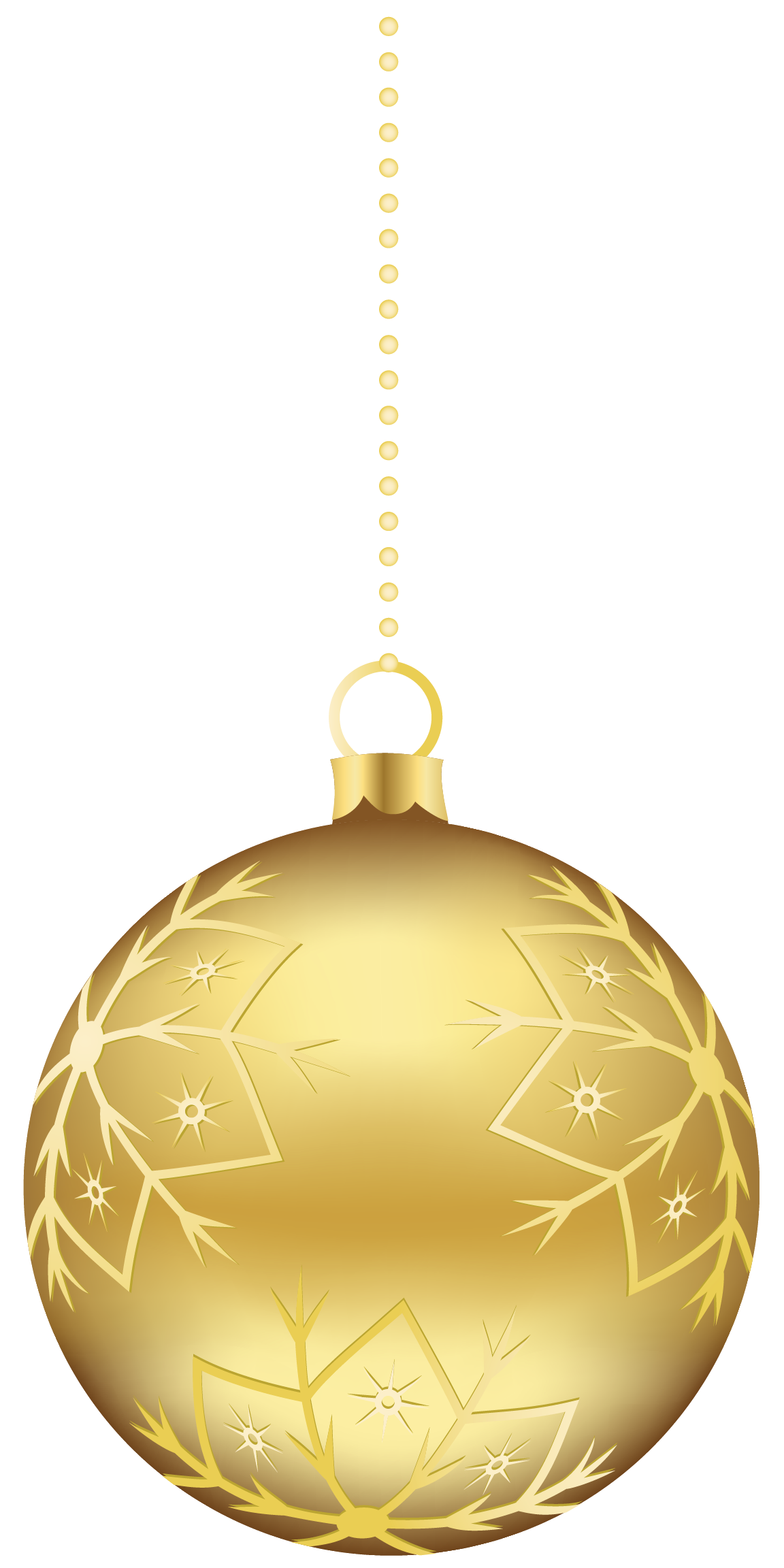 Golden Ball PNG Pic