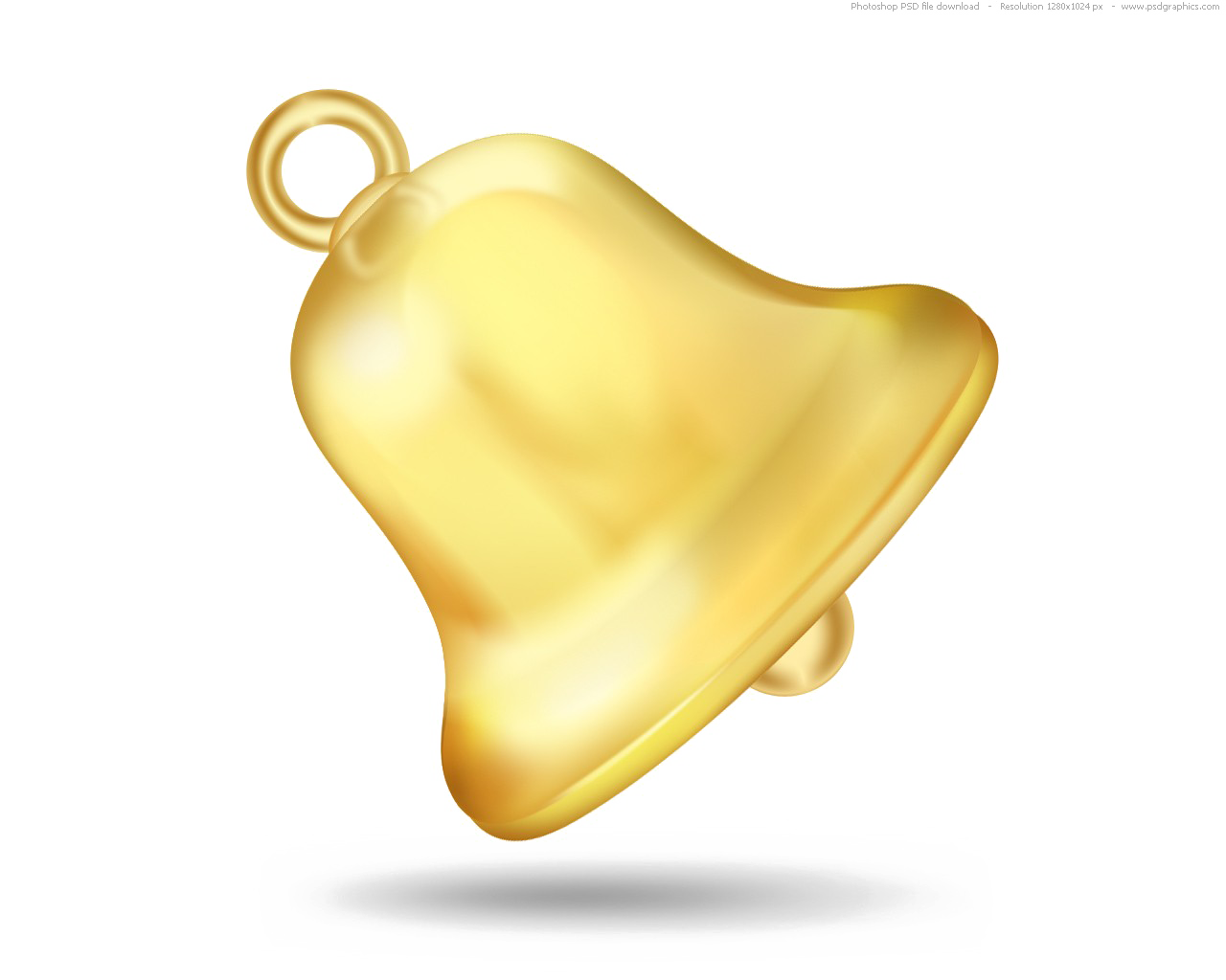 Golden Bell PNG Pic