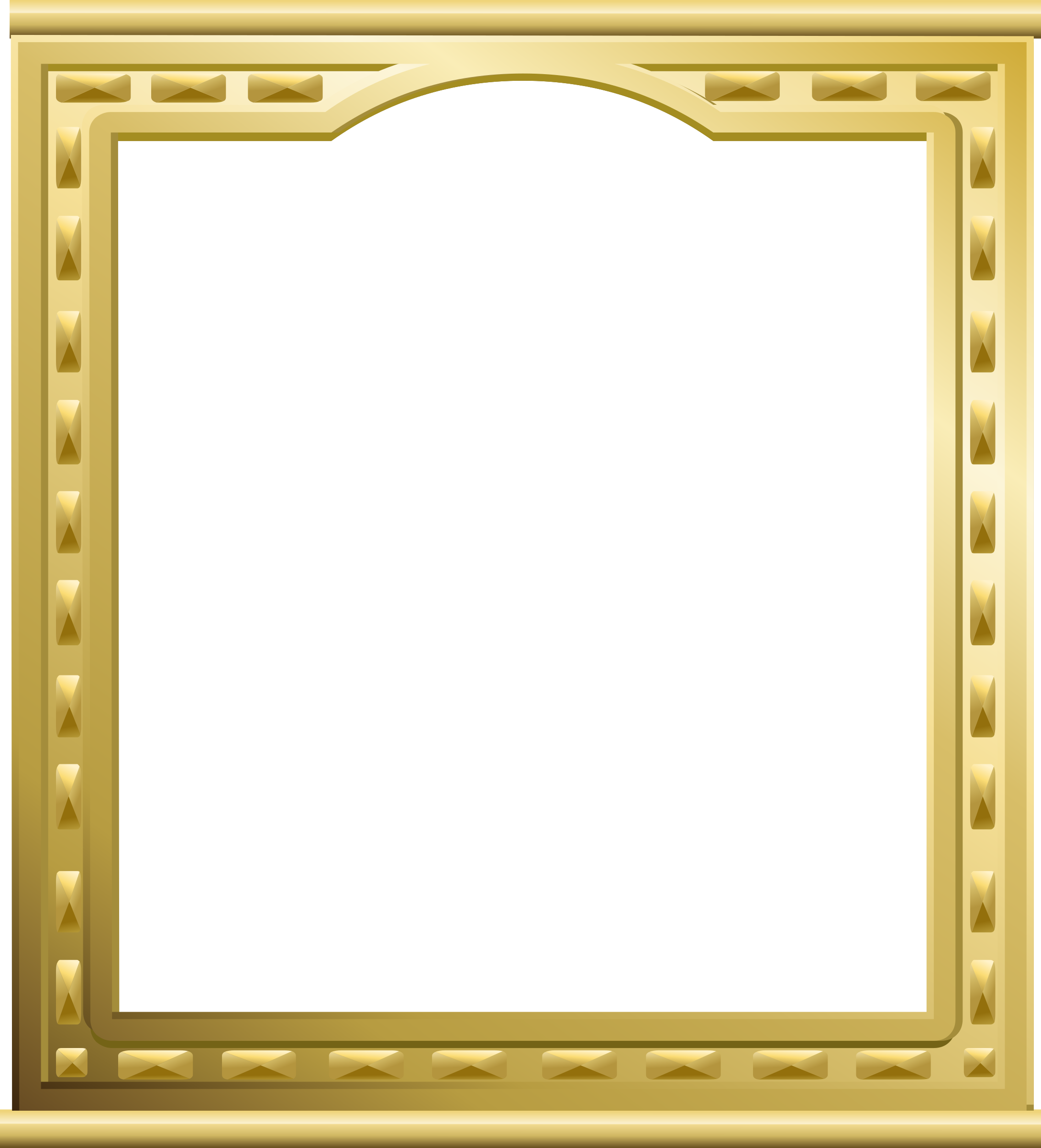 Golden Frame PNG Download Image