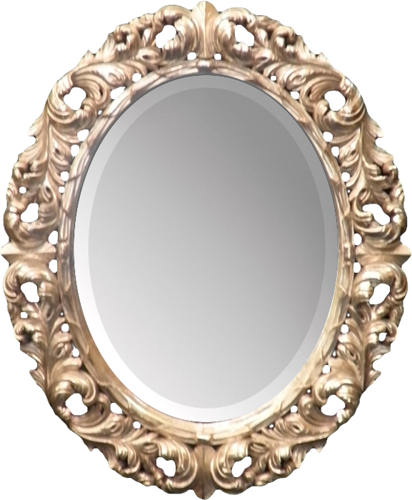 Marco de espejo de oro Descargar imagen PNG Transparente