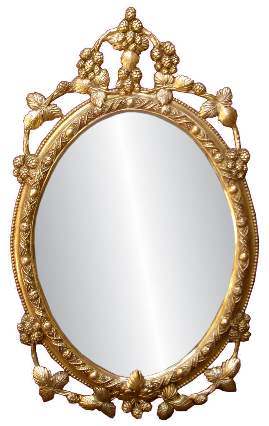 Golden Mirror Frame PNG Free Download
