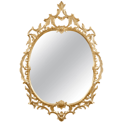 Bingkai cermin emas PNG foto