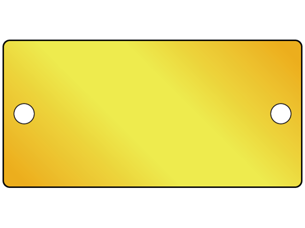 Immagine Trasparente targhetta dorata