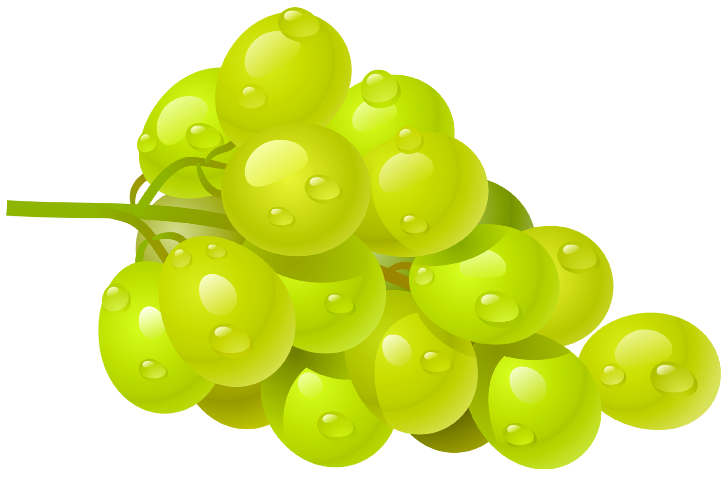 Green Grapes PNG Download Image