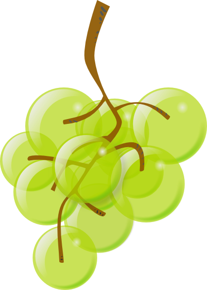 Зеленый виноград PNG изображения фон