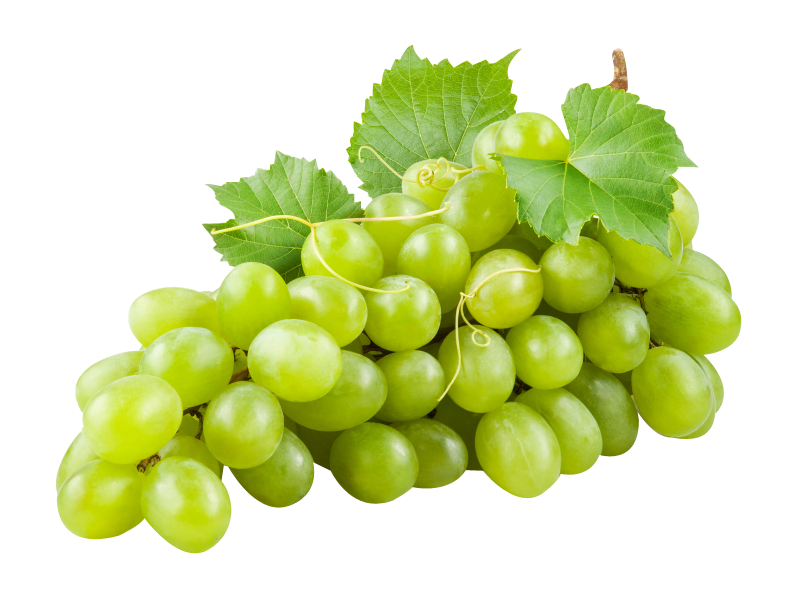 Imágenes Transparentes de uvas verdes