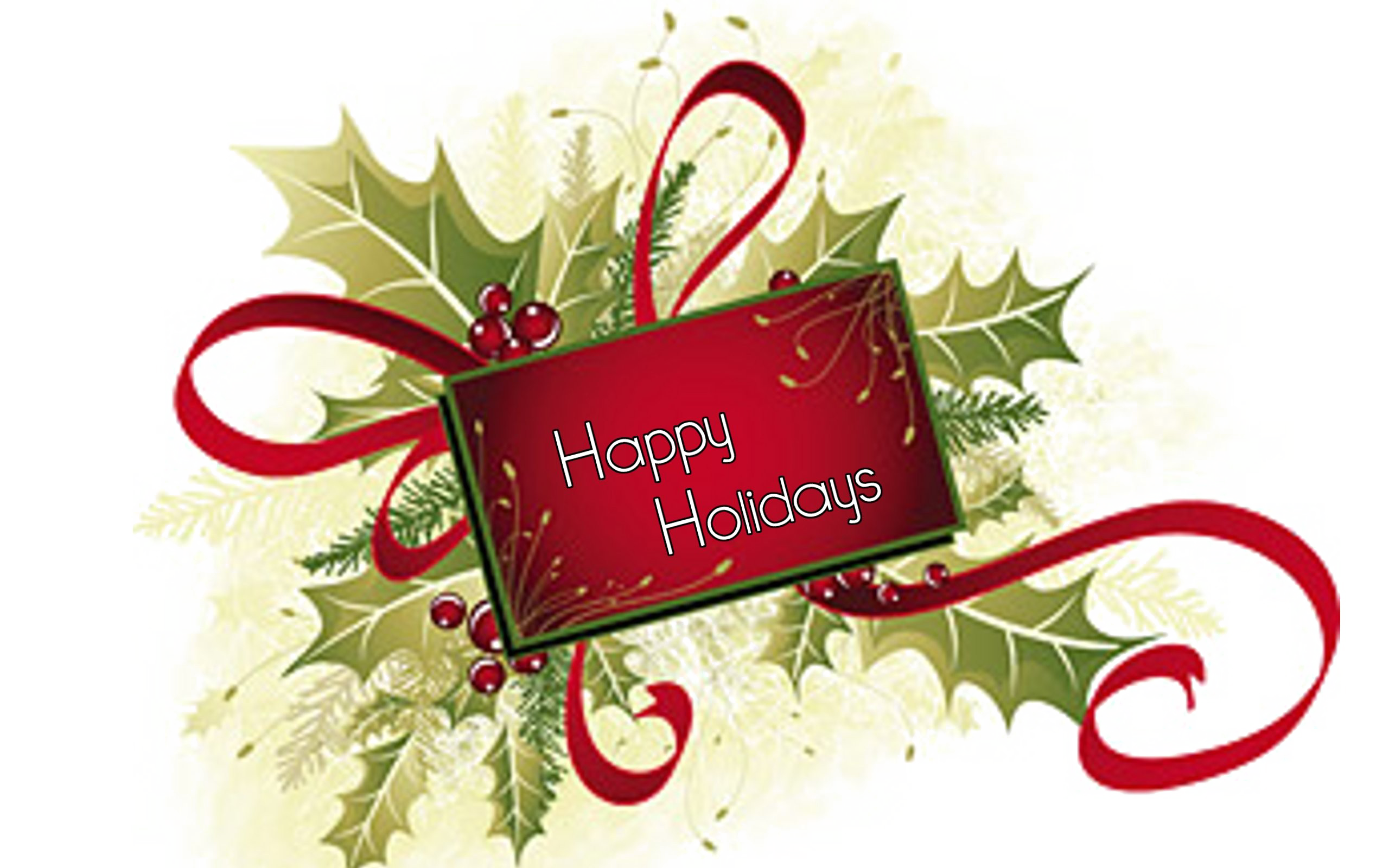 Happy Holidays PNG Download Image