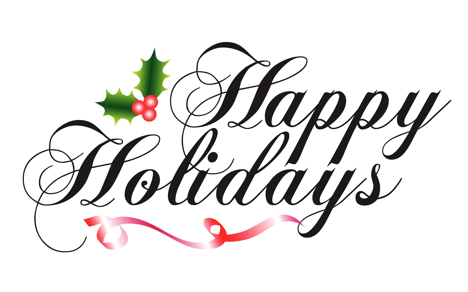 Happy Holidays PNG High-Quality Image