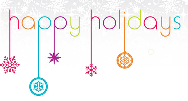 Happy Holidays Transparent Background PNG