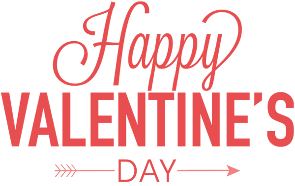 Happy Valentines Day Transparent Background PNG