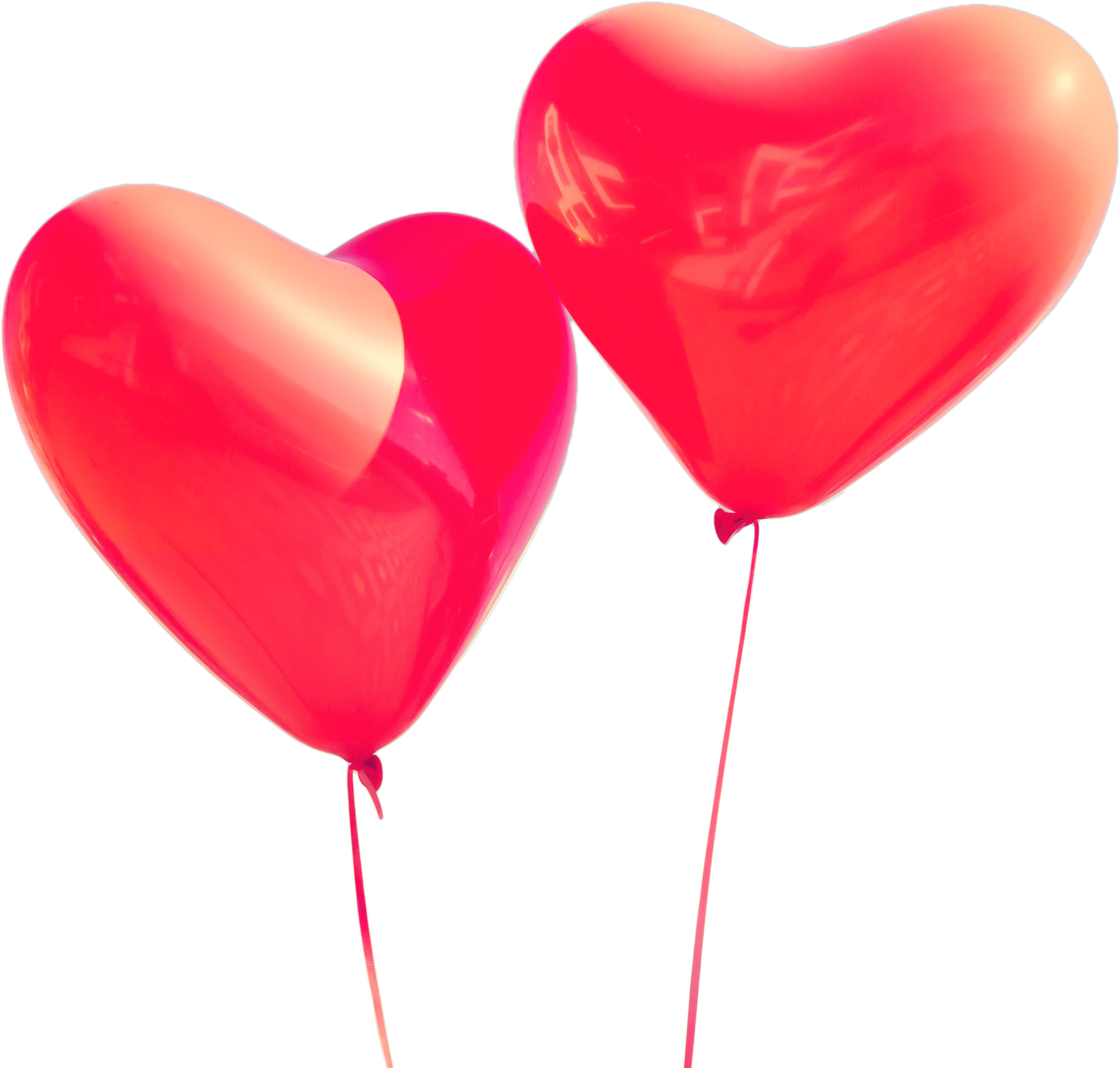 Heart Balloons Free PNG Image