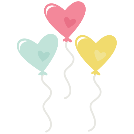 Heart Balloons PNG Free Download
