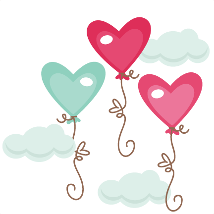 Heart Balloons PNG Pic