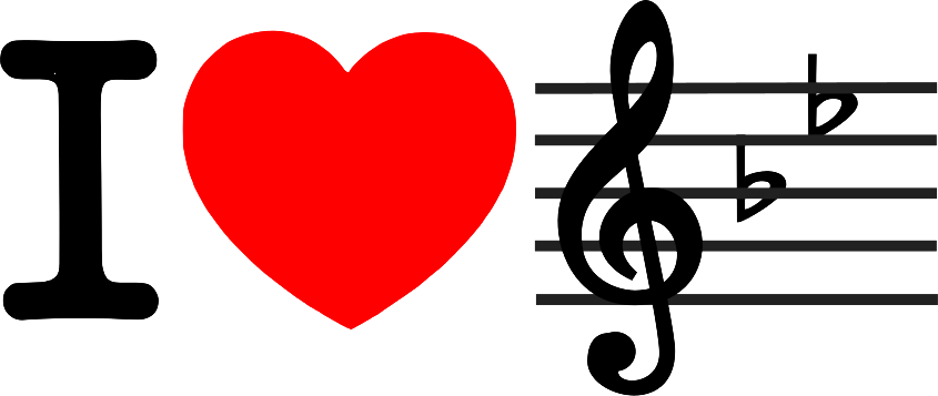 I Love Music PNG Image