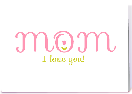 أحبك يا أمي PNG