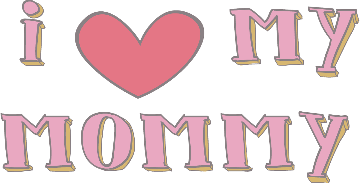 I Love You Mother PNG Pic