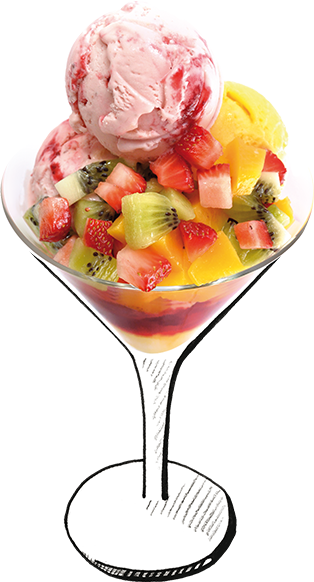 Мороженое десерты PNG фоновое изображение
